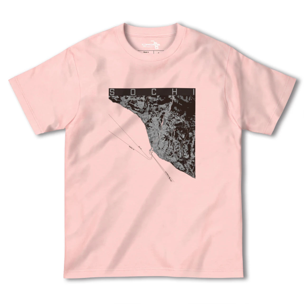 【ソチ(ロシア)】地図柄ヘビーウェイトTシャツ