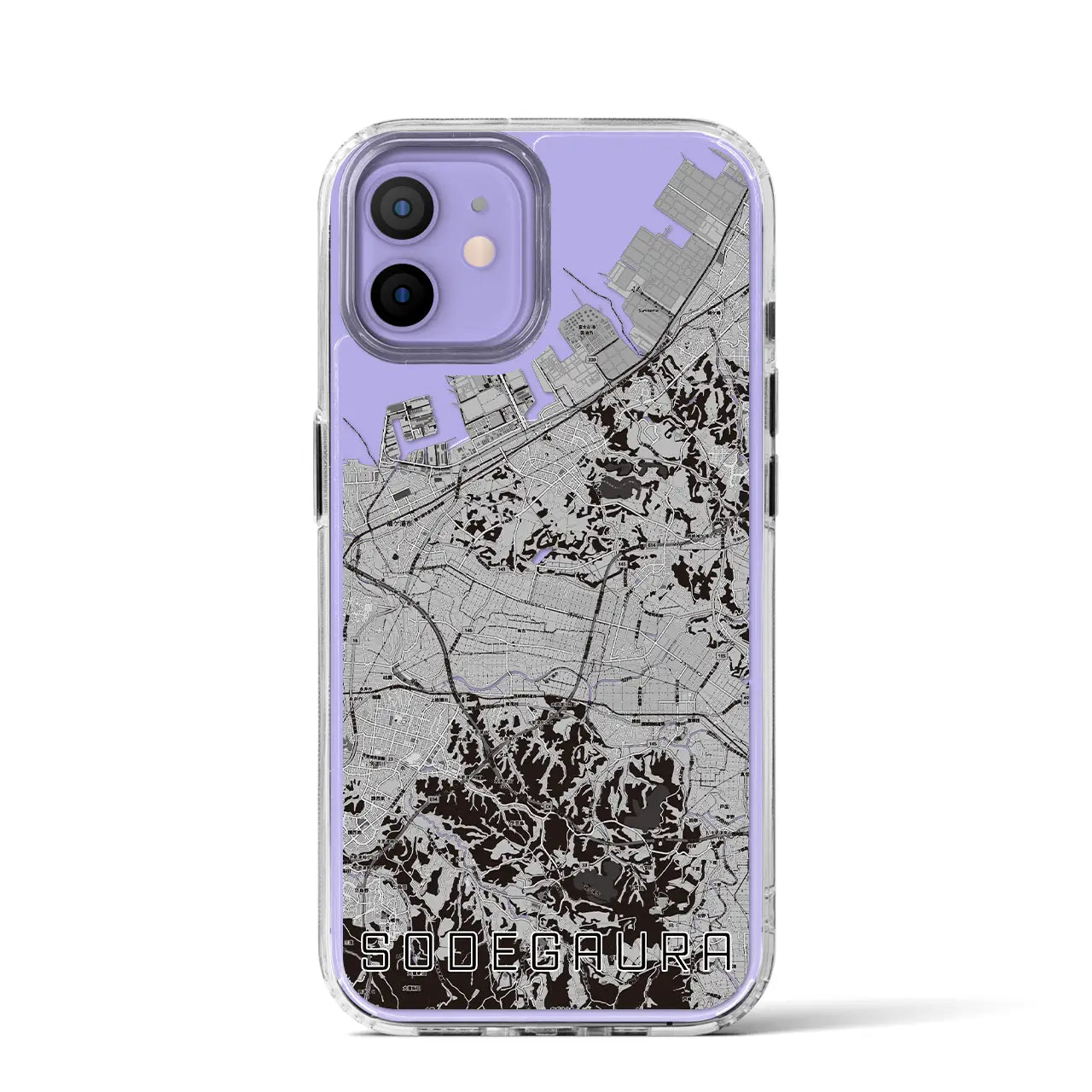 【袖ケ浦(千葉県)】地図柄iPhoneケース(MagSafeタイプ)