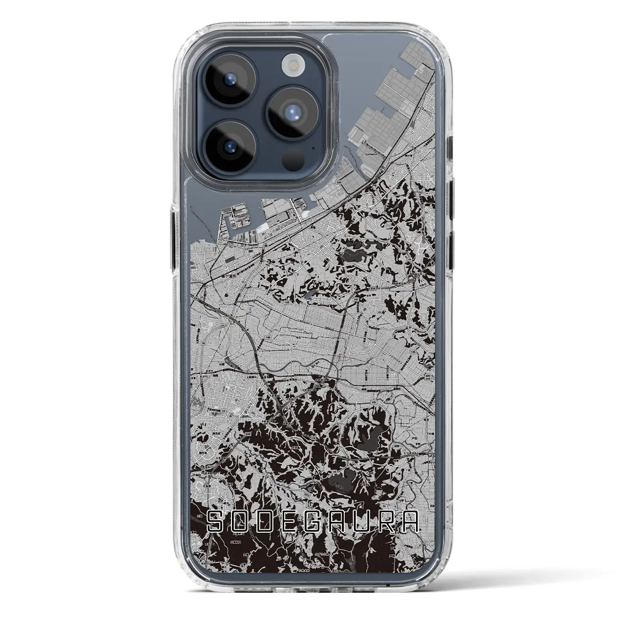 【袖ケ浦(千葉県)】地図柄iPhoneケース(MagSafeタイプ)