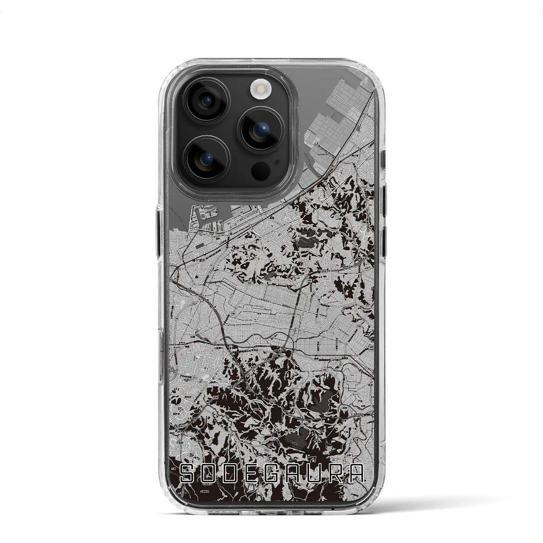 【袖ケ浦(千葉県)】地図柄iPhoneケース(MagSafeタイプ)