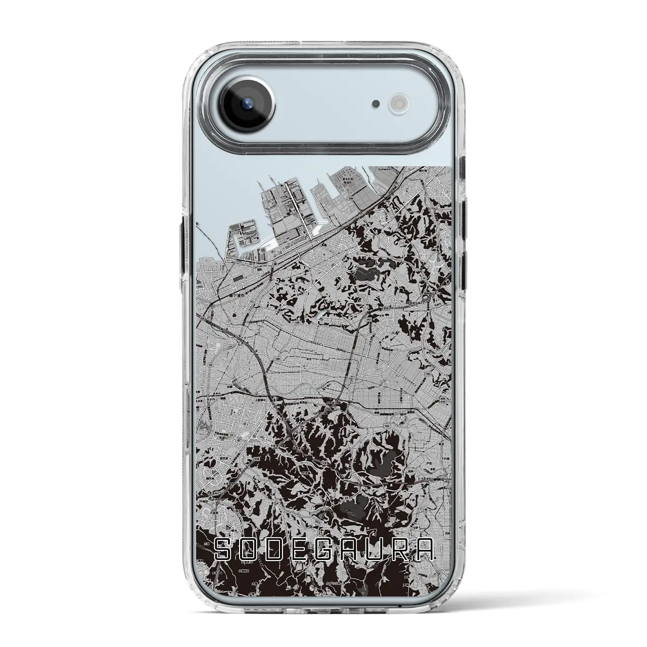 【袖ケ浦(千葉県)】地図柄iPhoneケース(MagSafeタイプ)