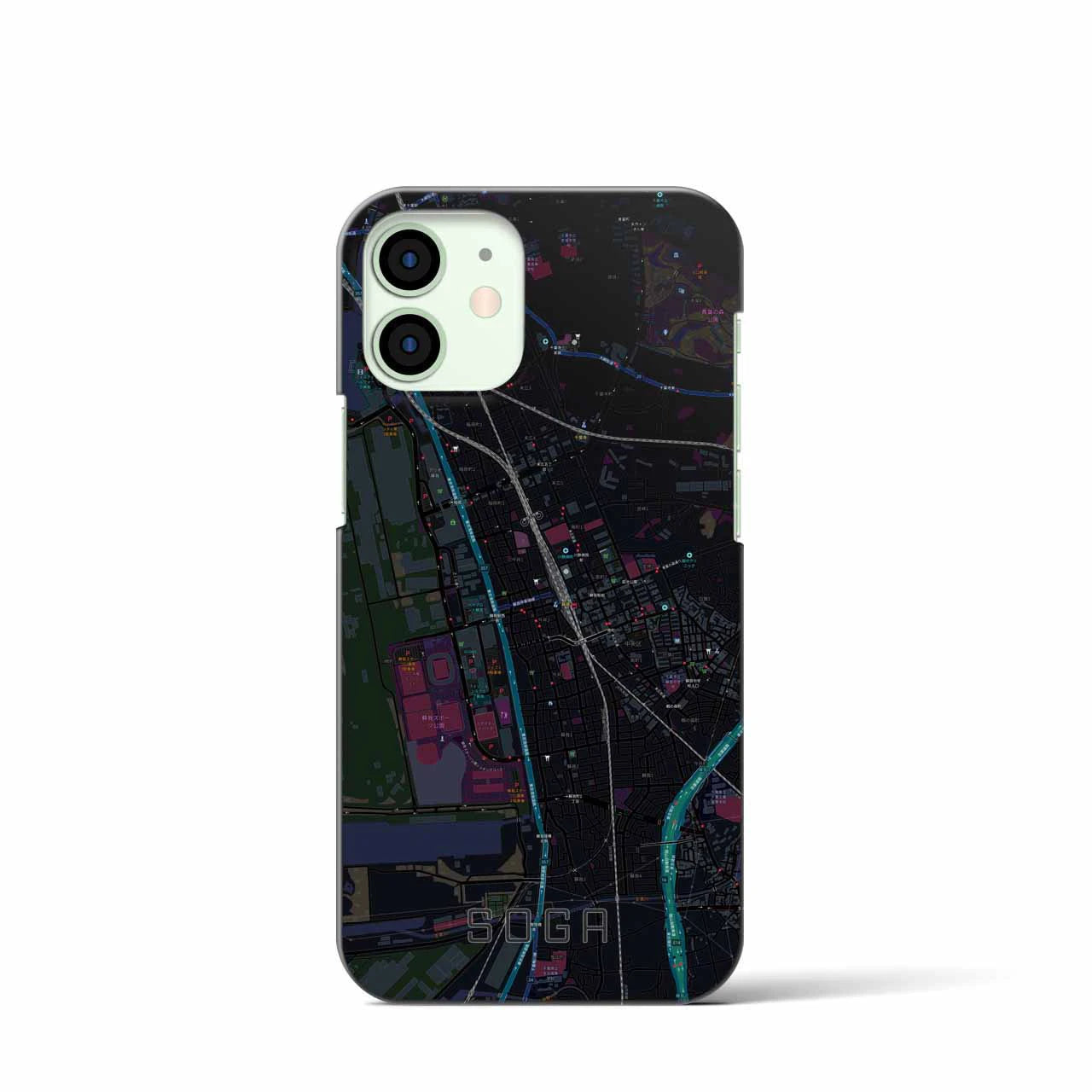 【蘇我(千葉県)】地図柄iPhoneケース(バックカバータイプ)