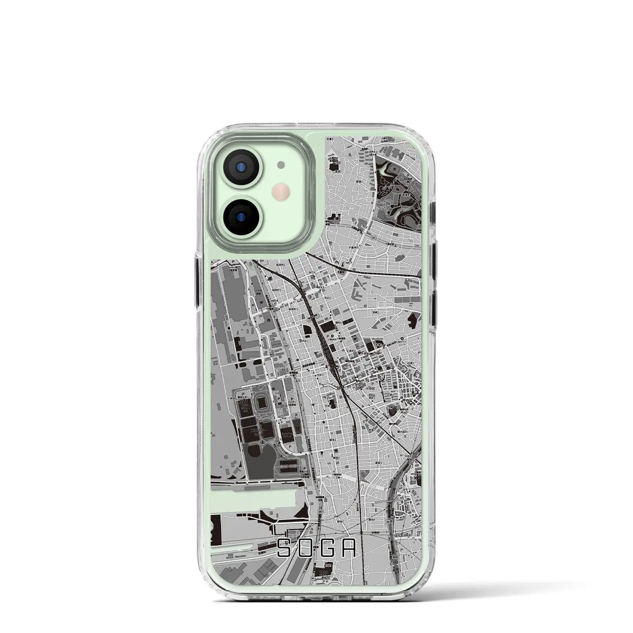 【蘇我(千葉県)】地図柄iPhoneケース(MagSafeタイプ)