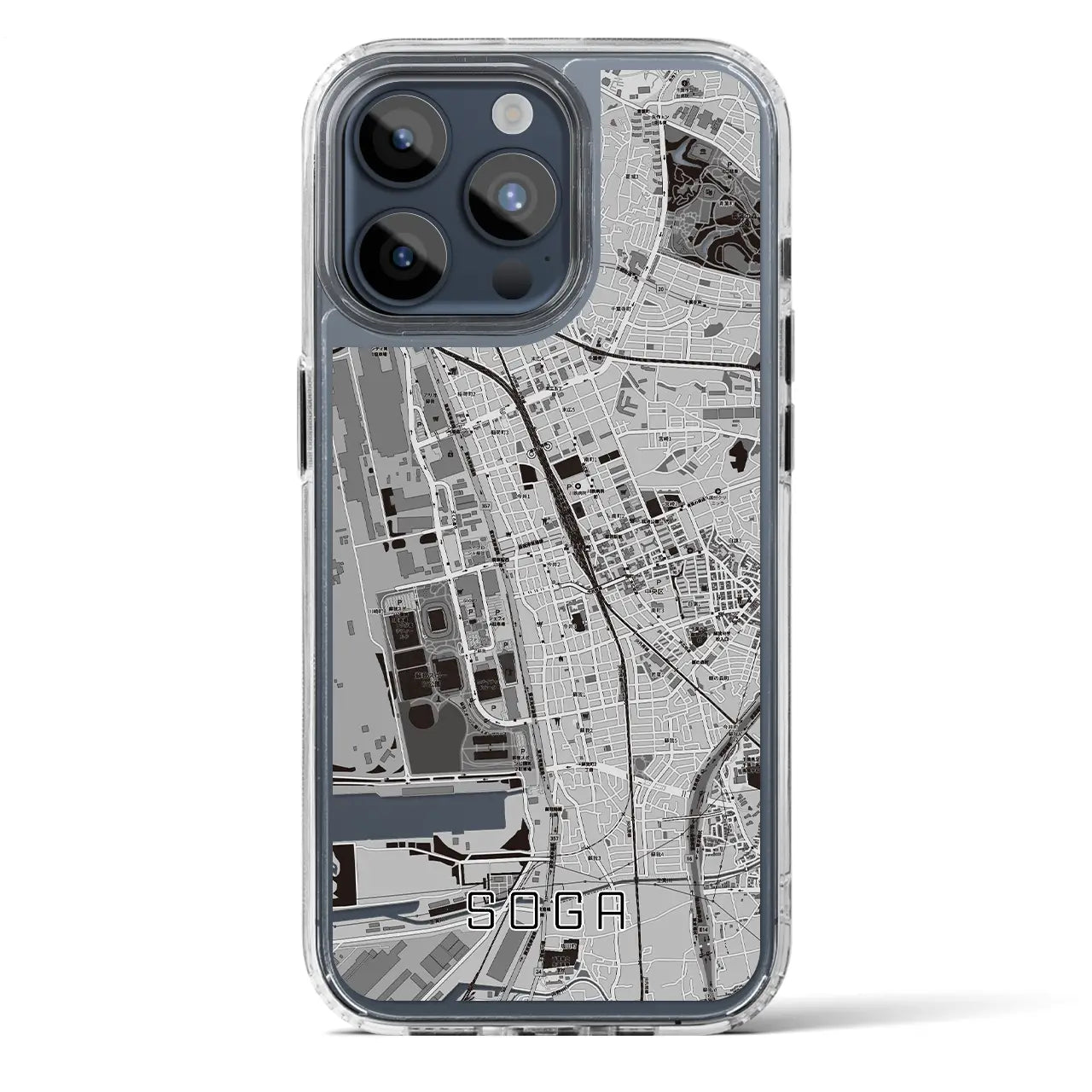【蘇我(千葉県)】地図柄iPhoneケース(MagSafeタイプ)