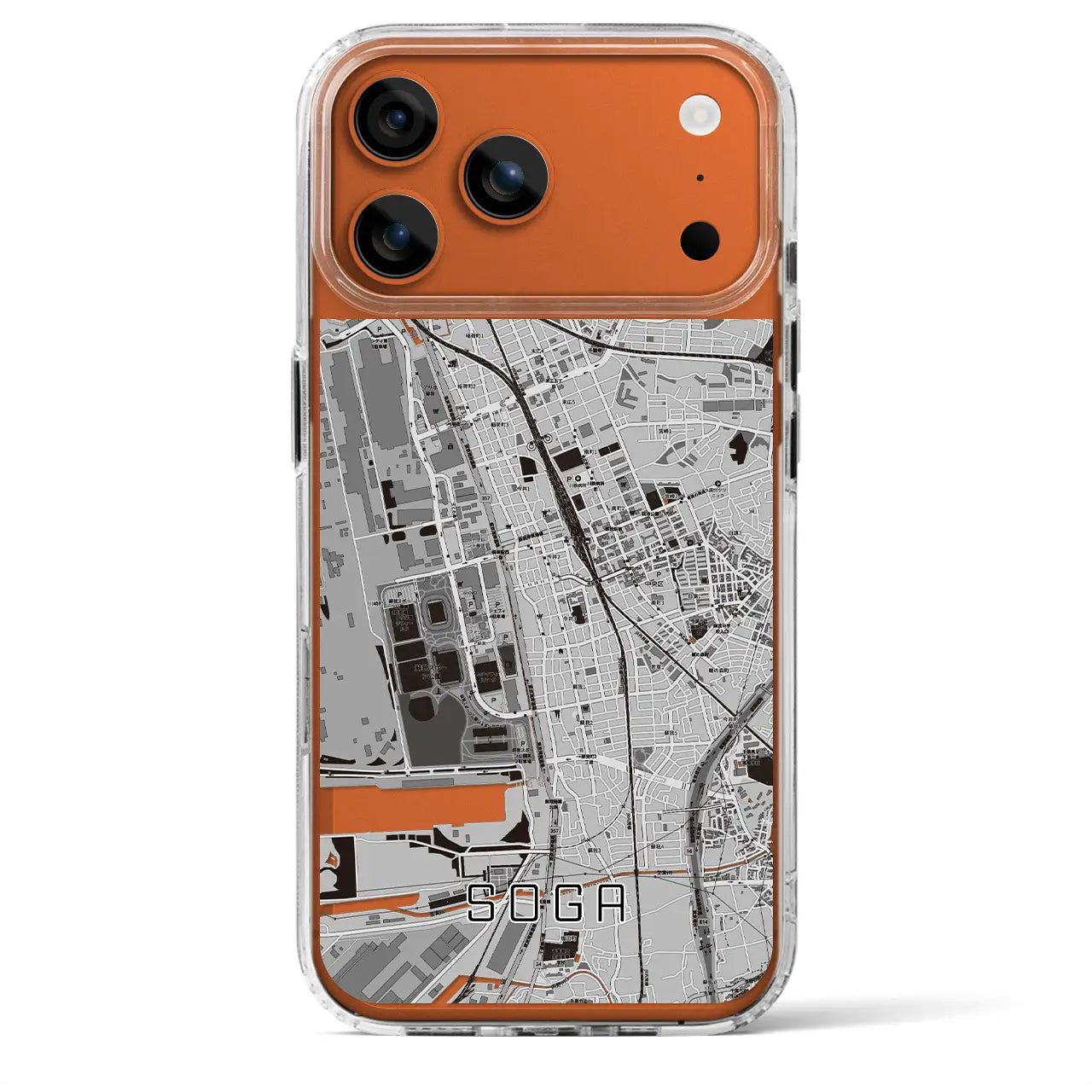 【蘇我(千葉県)】地図柄iPhoneケース(MagSafeタイプ)