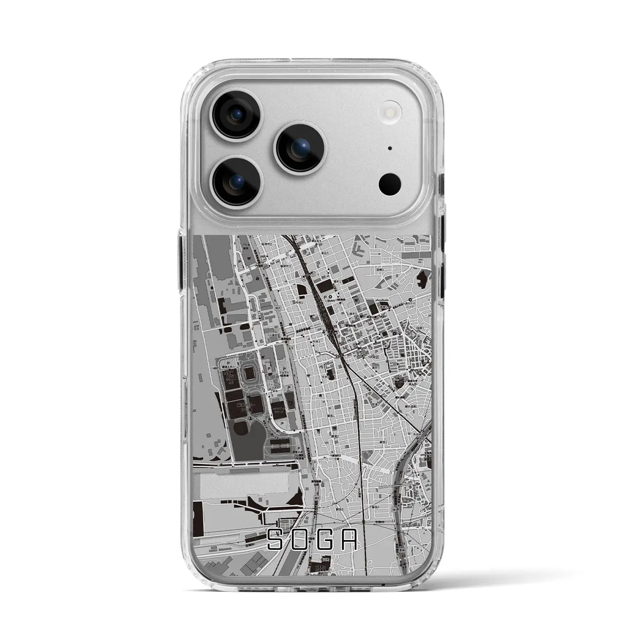 【蘇我(千葉県)】地図柄iPhoneケース(MagSafeタイプ)