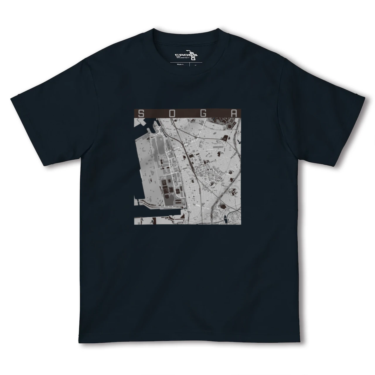 【蘇我(千葉県)】地図柄ヘビーウェイトTシャツ