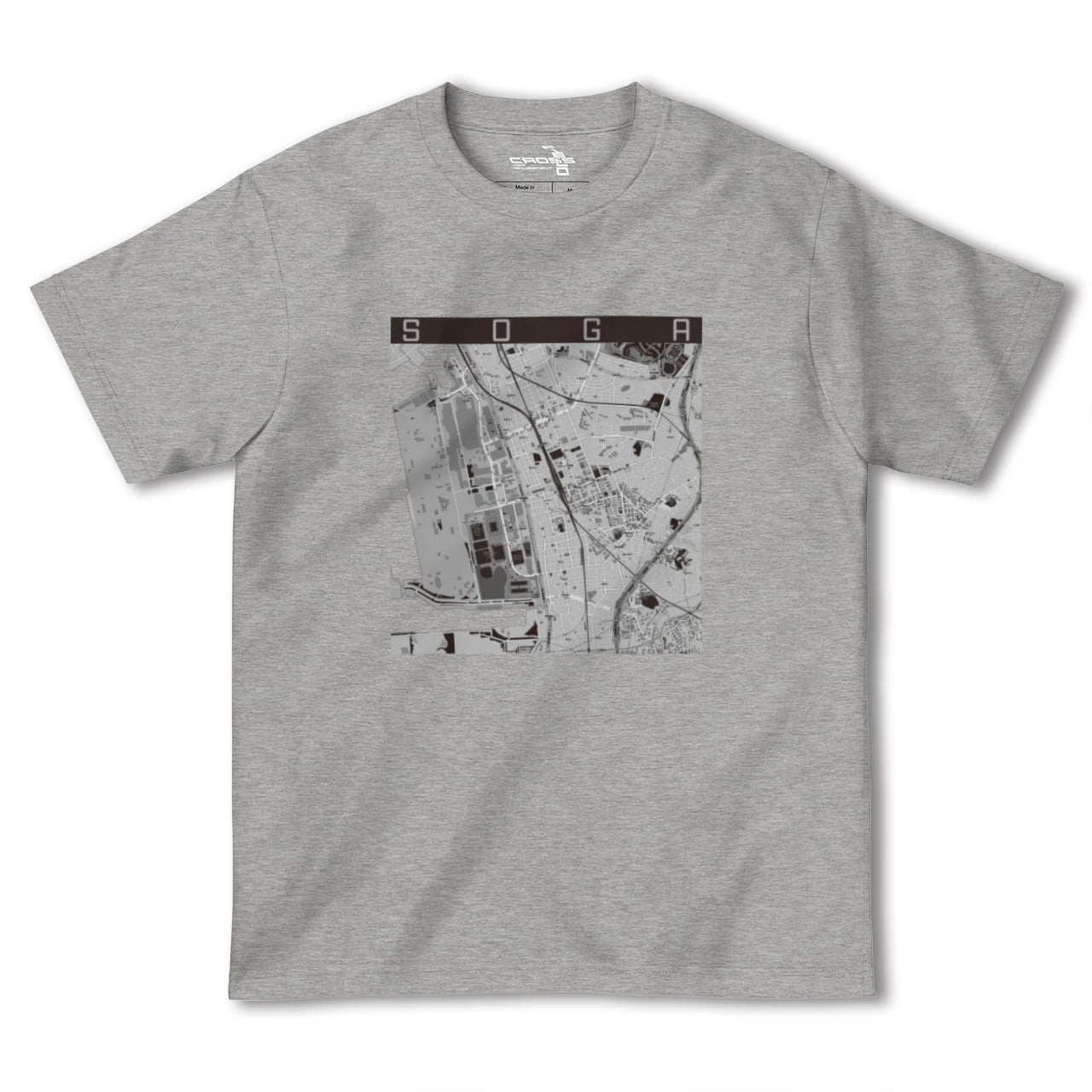 【蘇我(千葉県)】地図柄ヘビーウェイトTシャツ