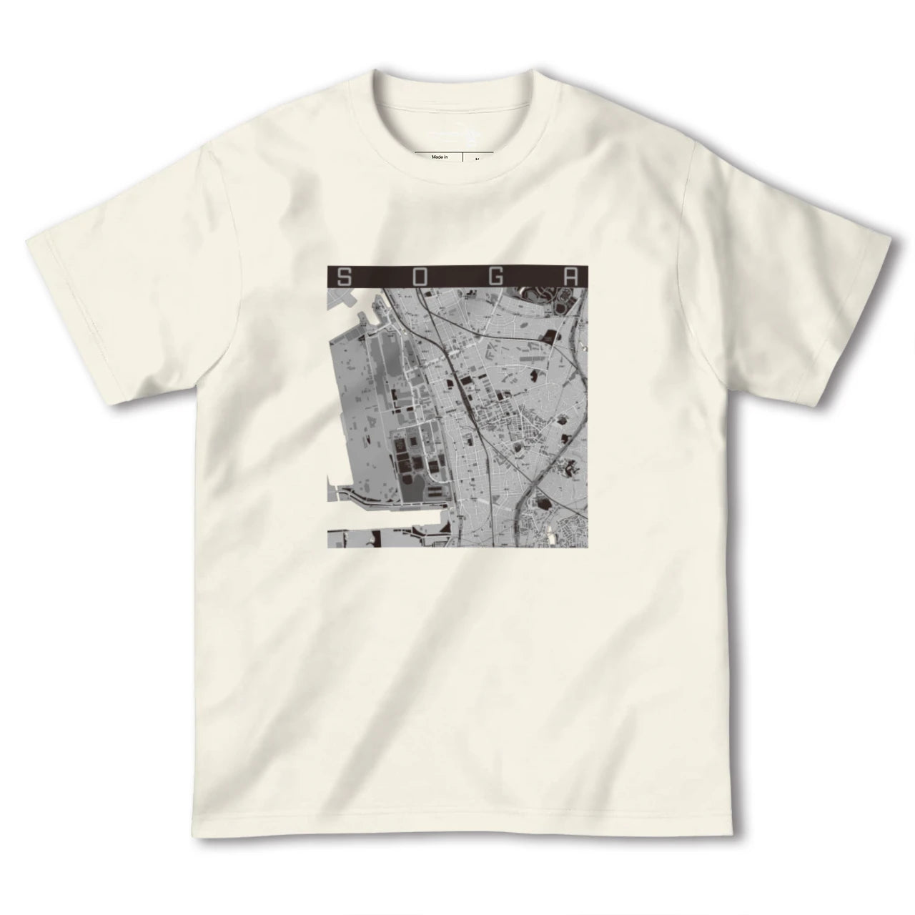 【蘇我(千葉県)】地図柄ヘビーウェイトTシャツ
