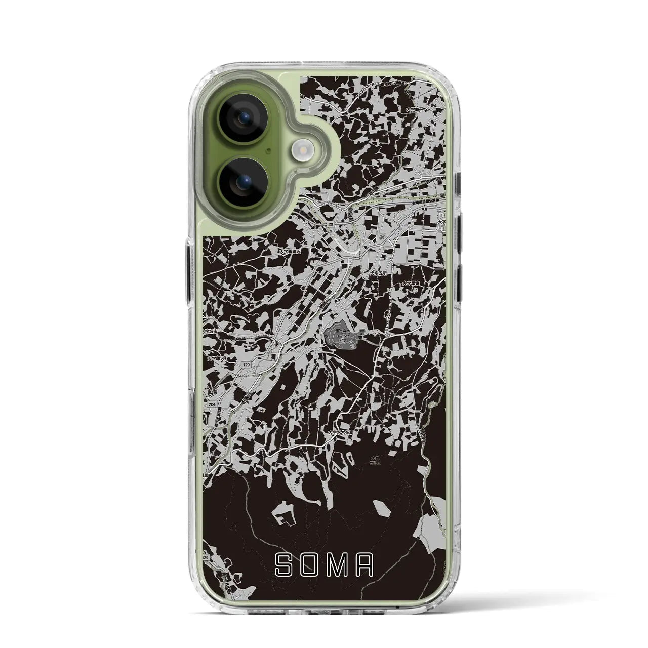 【相馬(青森県)】地図柄iPhoneケース(MagSafeタイプ)