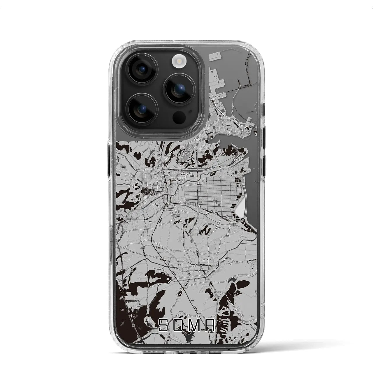 【相馬(福島県)】地図柄iPhoneケース(MagSafeタイプ)