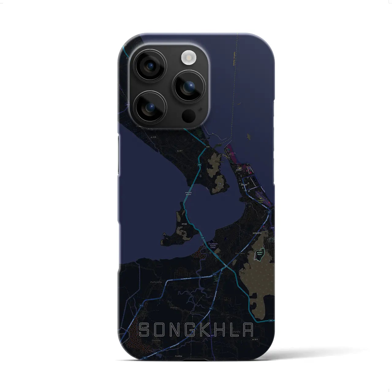 【ソンクラー(タイ)】地図柄iPhoneケース(バックカバータイプ)