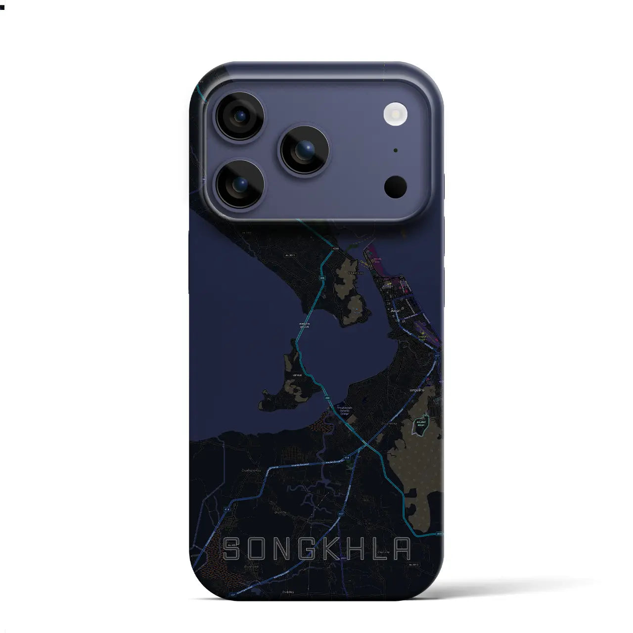 【ソンクラー(タイ)】地図柄iPhoneケース(バックカバータイプ)