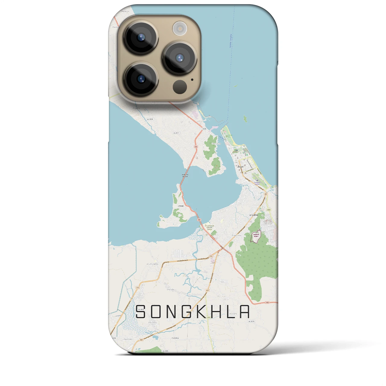 【ソンクラー(タイ)】地図柄iPhoneケース(バックカバータイプ)