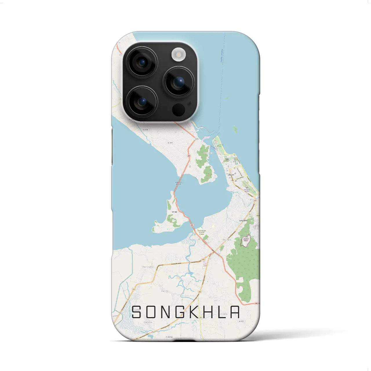 【ソンクラー(タイ)】地図柄iPhoneケース(バックカバータイプ)
