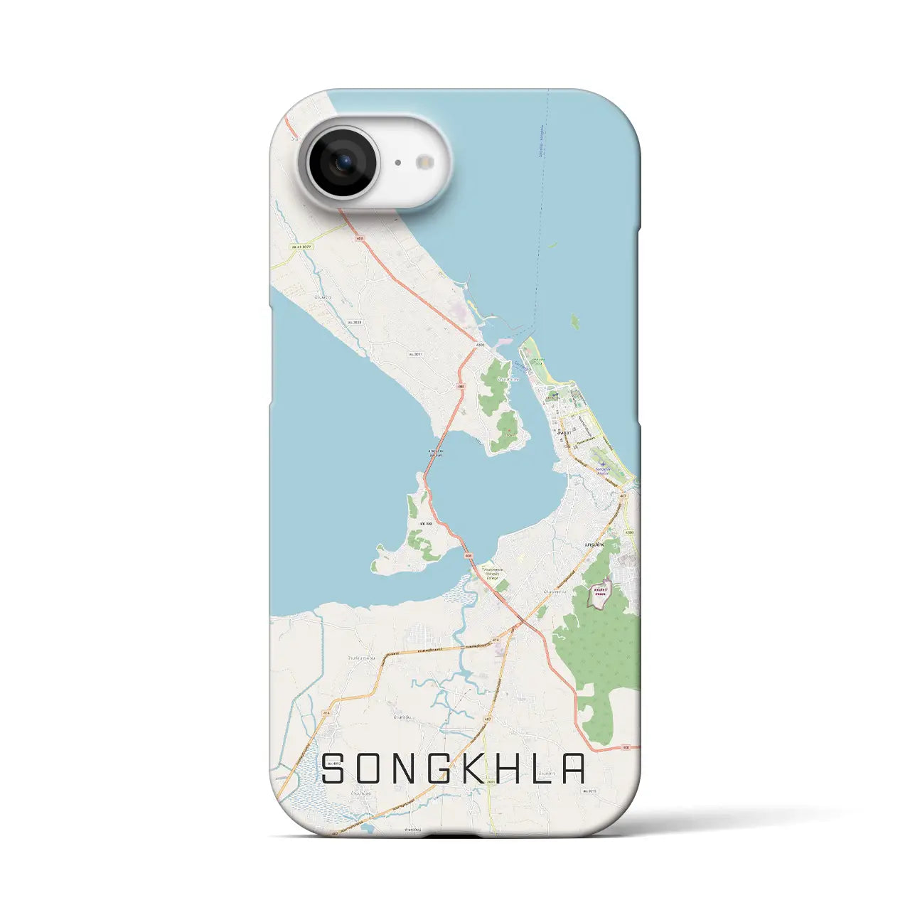 【ソンクラー(タイ)】地図柄iPhoneケース(バックカバータイプ)