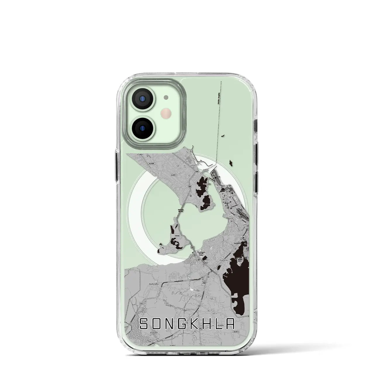 【ソンクラー(タイ)】地図柄iPhoneケース(MagSafeタイプ)