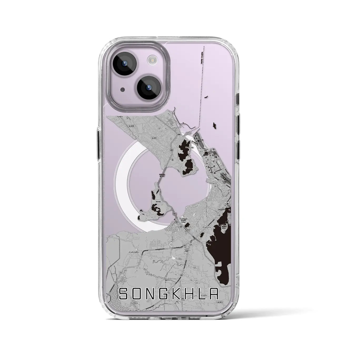 【ソンクラー(タイ)】地図柄iPhoneケース(MagSafeタイプ)