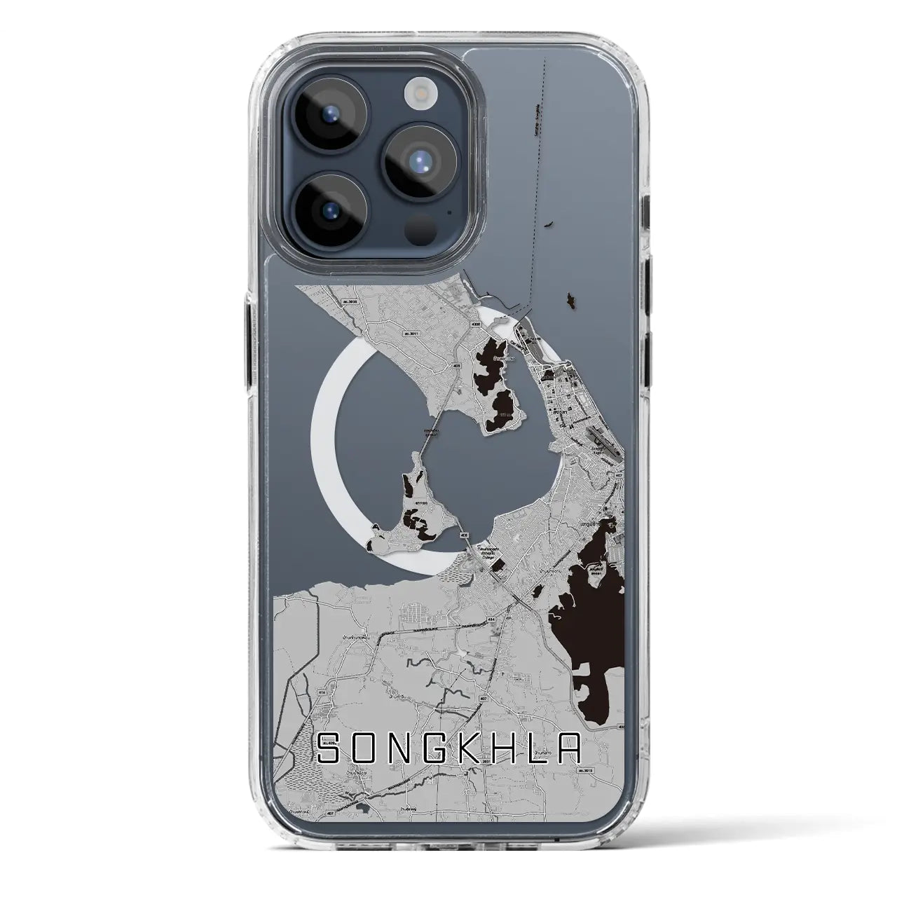 【ソンクラー(タイ)】地図柄iPhoneケース(MagSafeタイプ)
