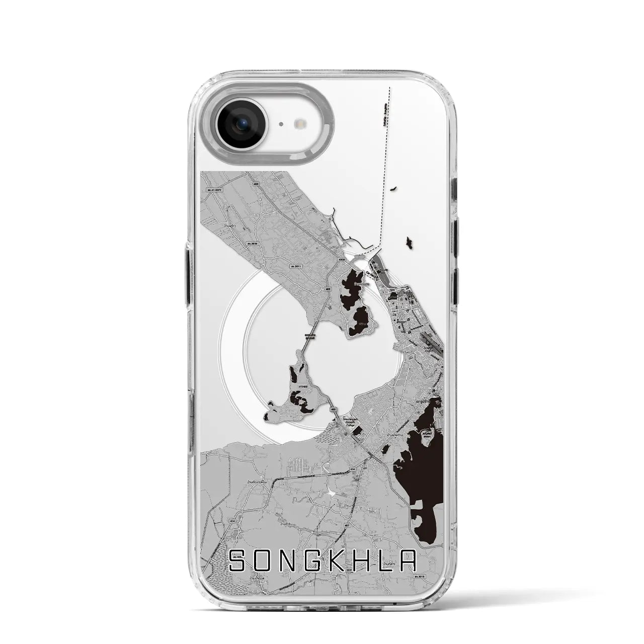 【ソンクラー(タイ)】地図柄iPhoneケース(MagSafeタイプ)