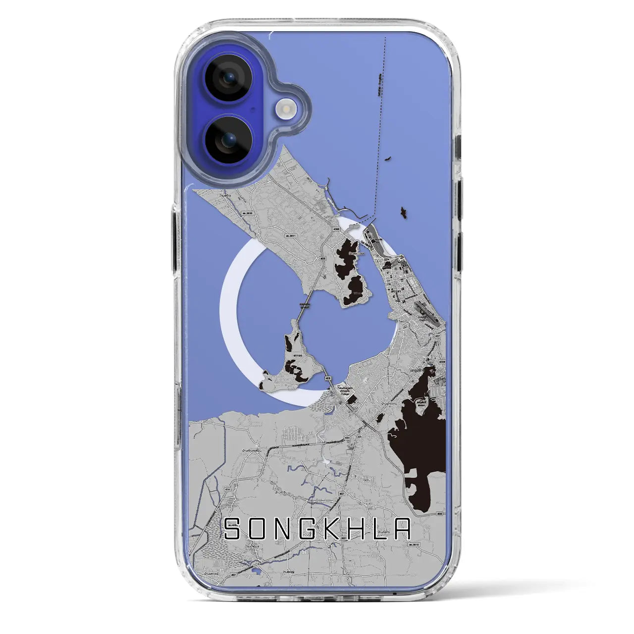 【ソンクラー(タイ)】地図柄iPhoneケース(MagSafeタイプ)