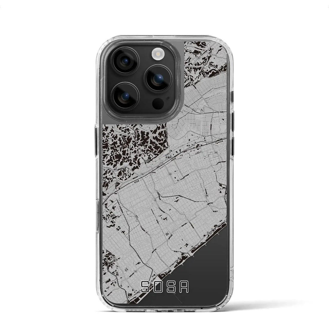 【匝瑳(千葉県)】地図柄iPhoneケース(MagSafeタイプ)