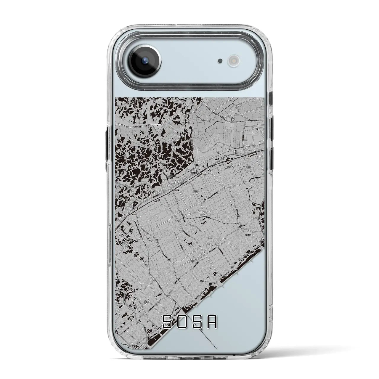 【匝瑳(千葉県)】地図柄iPhoneケース(MagSafeタイプ)