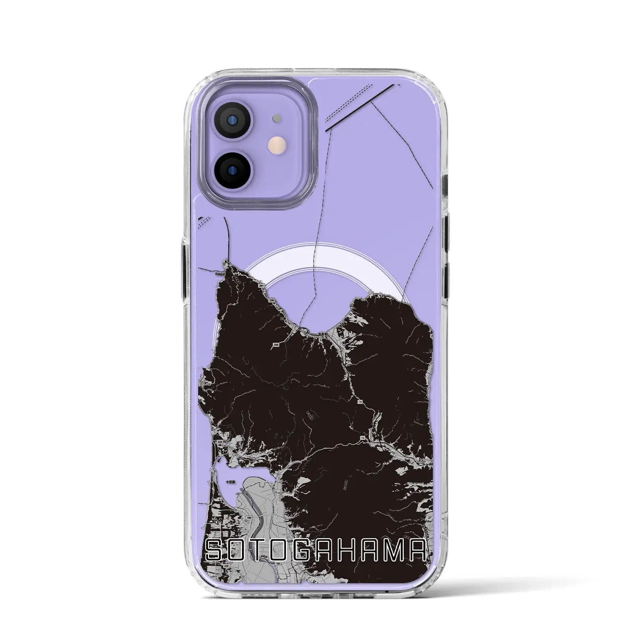 【外ヶ浜(青森県)】地図柄iPhoneケース(MagSafeタイプ)