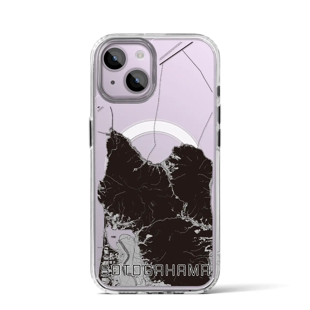 【外ヶ浜(青森県)】地図柄iPhoneケース(MagSafeタイプ)