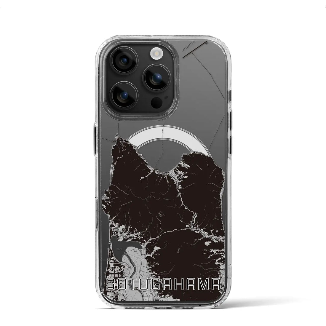 【外ヶ浜(青森県)】地図柄iPhoneケース(MagSafeタイプ)