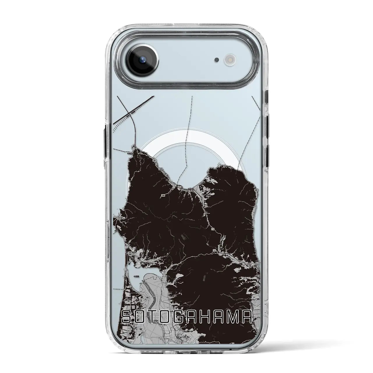 【外ヶ浜(青森県)】地図柄iPhoneケース(MagSafeタイプ)