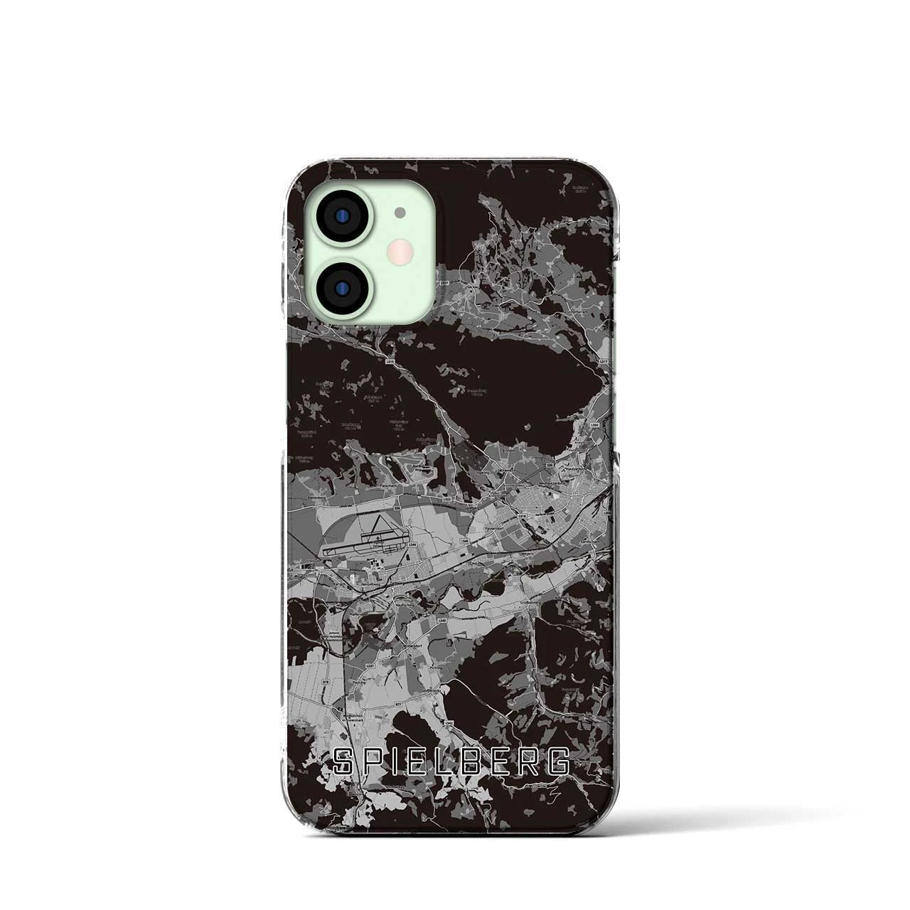 【シュピールベルク(オーストリア)】地図柄iPhoneケース(クリアタイプ)