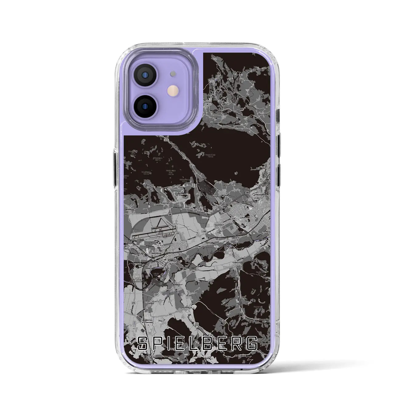 【シュピールベルク(オーストリア)】地図柄iPhoneケース(MagSafeタイプ)