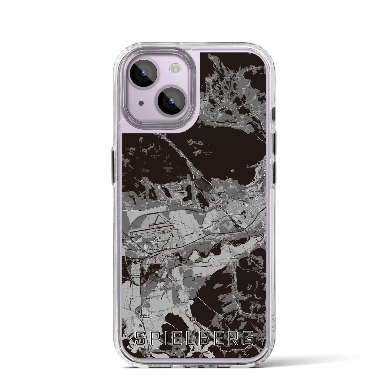 【シュピールベルク(オーストリア)】地図柄iPhoneケース(MagSafeタイプ)