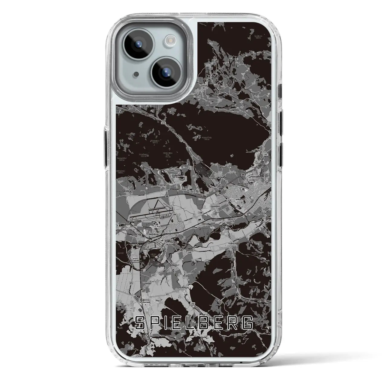 【シュピールベルク(オーストリア)】地図柄iPhoneケース(MagSafeタイプ)