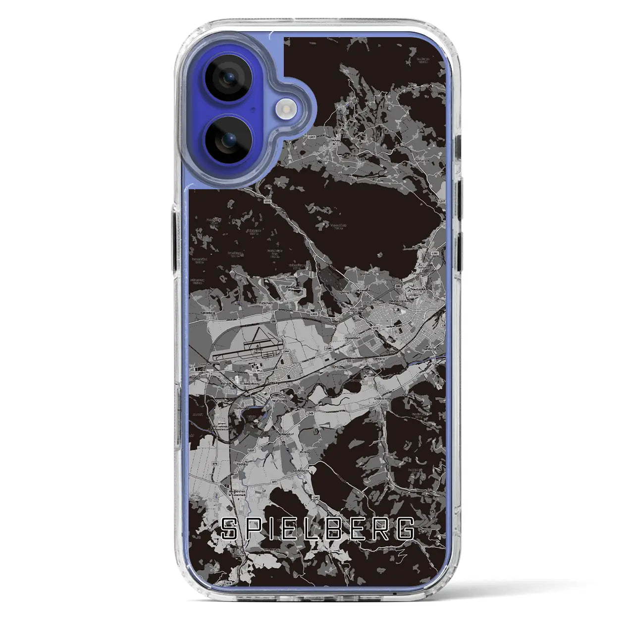 【シュピールベルク(オーストリア)】地図柄iPhoneケース(MagSafeタイプ)