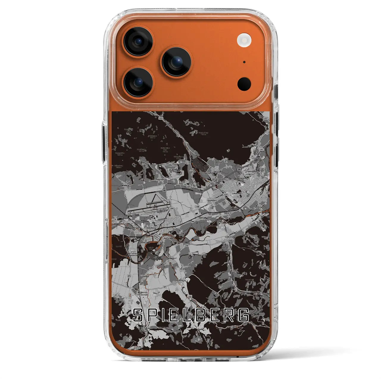 【シュピールベルク(オーストリア)】地図柄iPhoneケース(MagSafeタイプ)