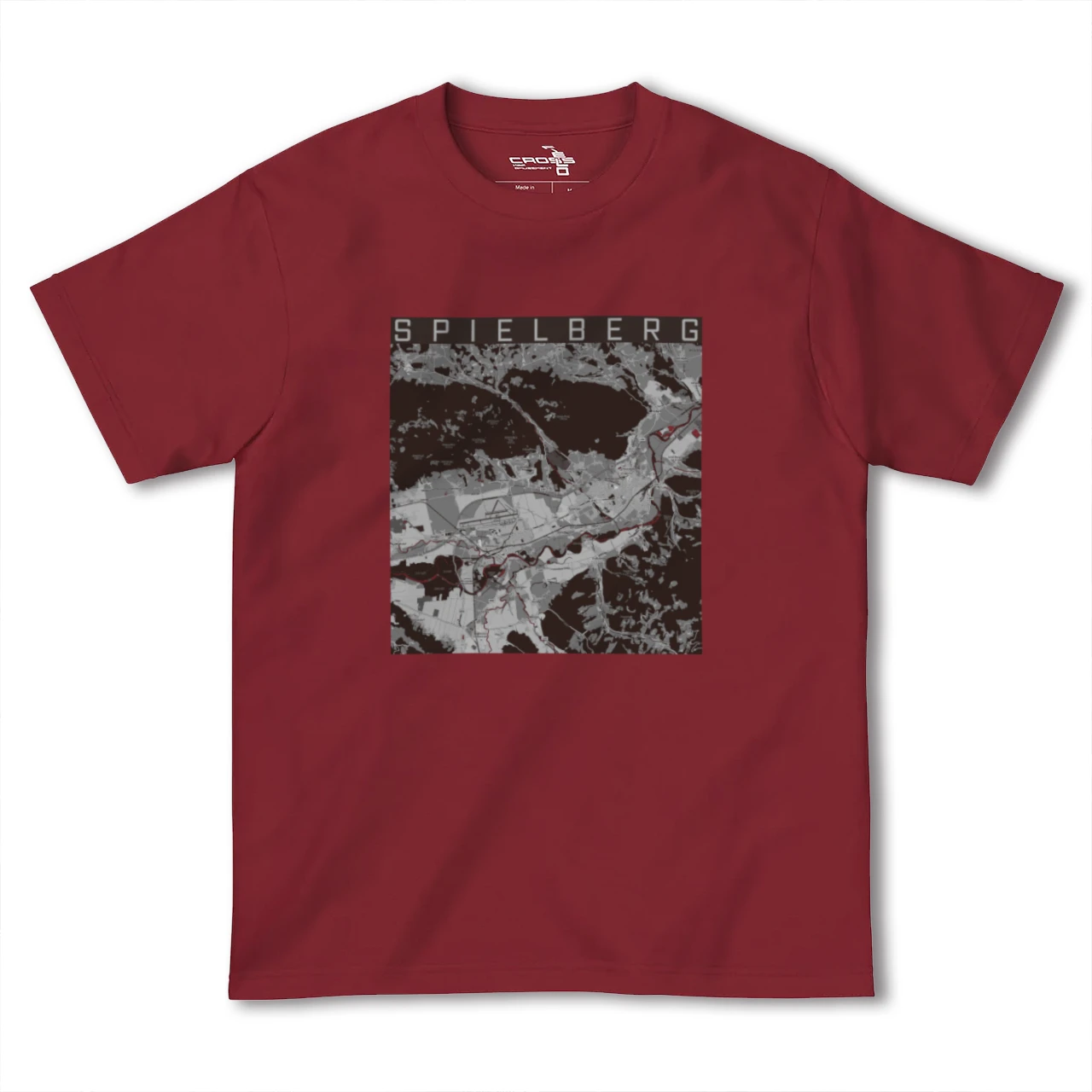 【シュピールベルク(オーストリア)】地図柄ヘビーウェイトTシャツ