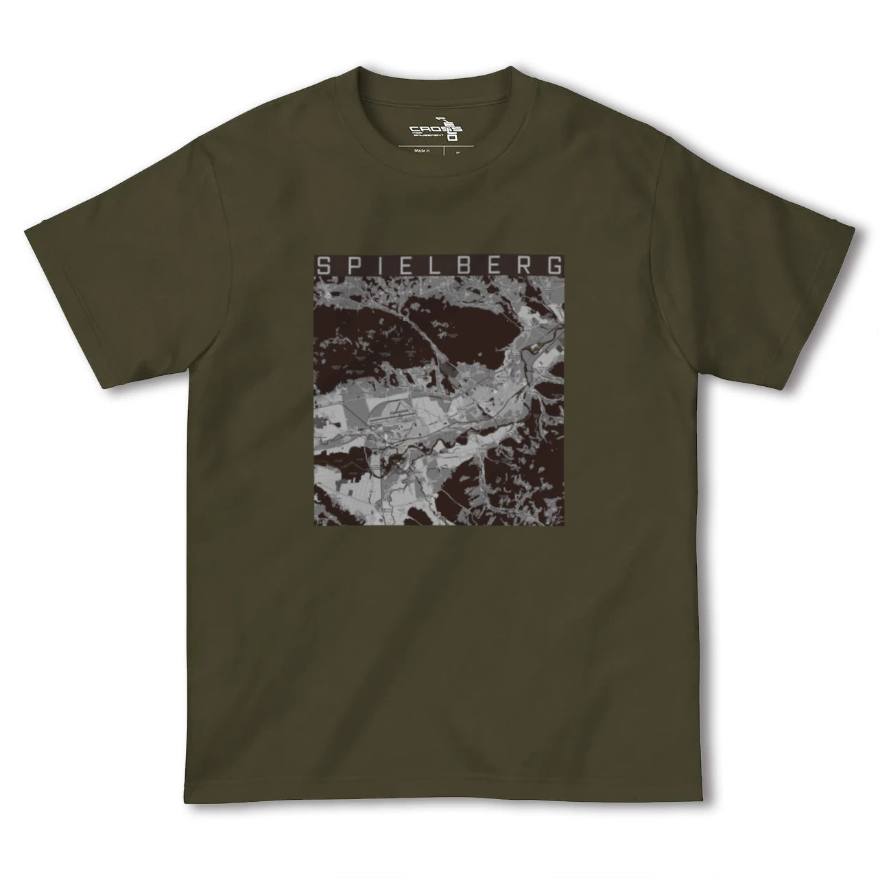 【シュピールベルク(オーストリア)】地図柄ヘビーウェイトTシャツ