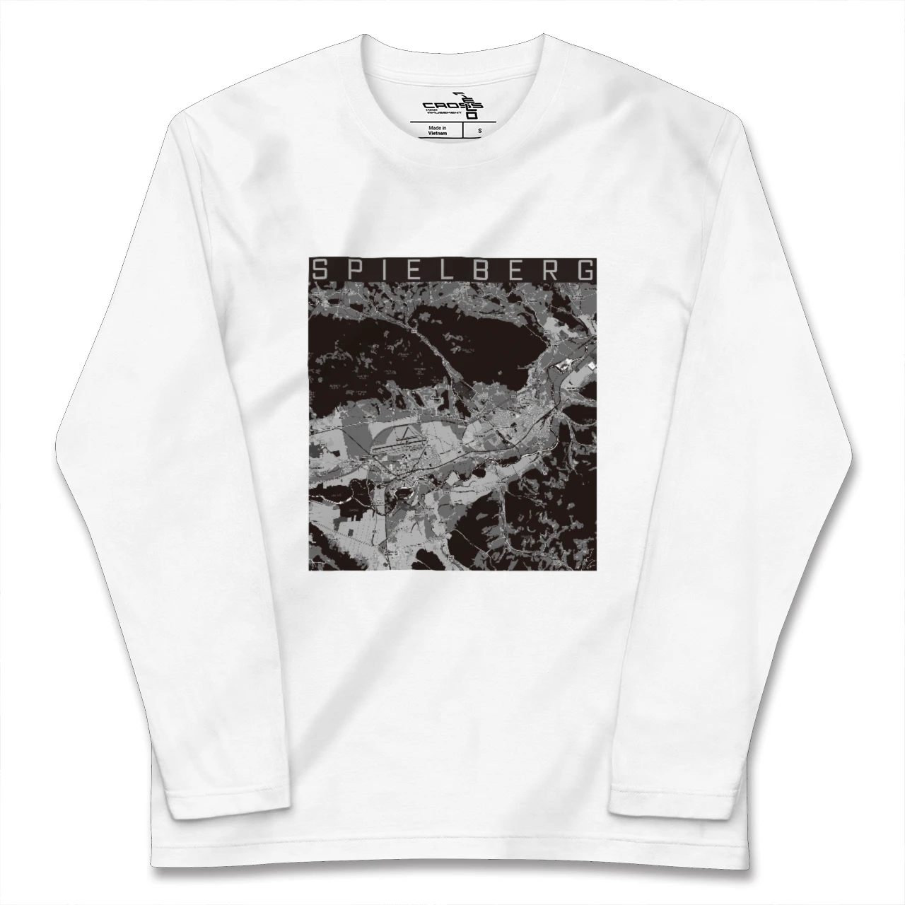 【シュピールベルク(オーストリア)】地図柄ロングスリーブTシャツ