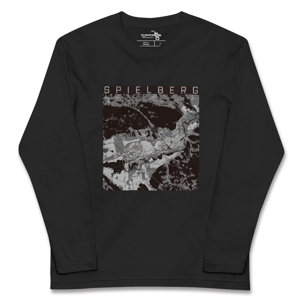 【シュピールベルク(オーストリア)】地図柄ロングスリーブTシャツ