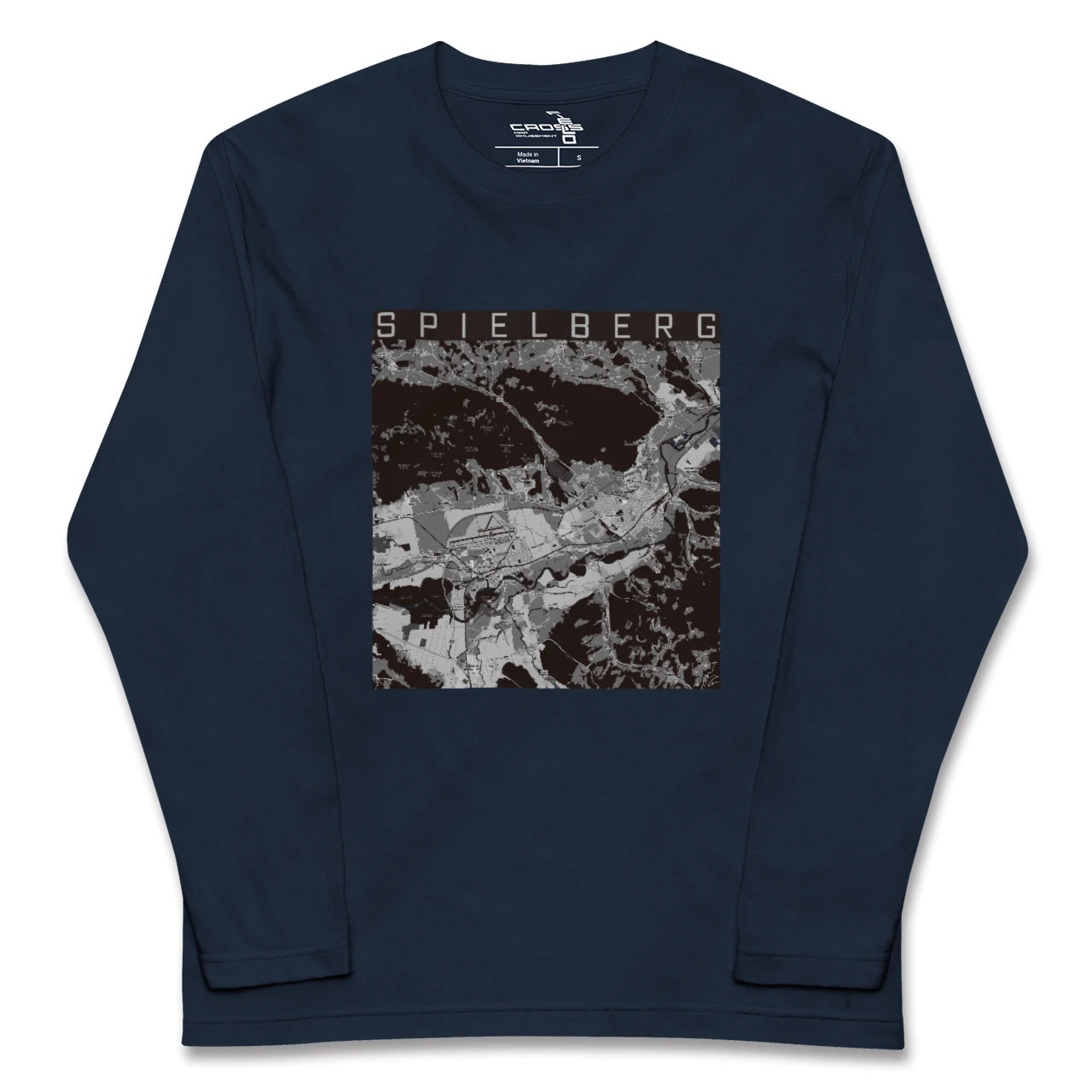 【シュピールベルク(オーストリア)】地図柄ロングスリーブTシャツ