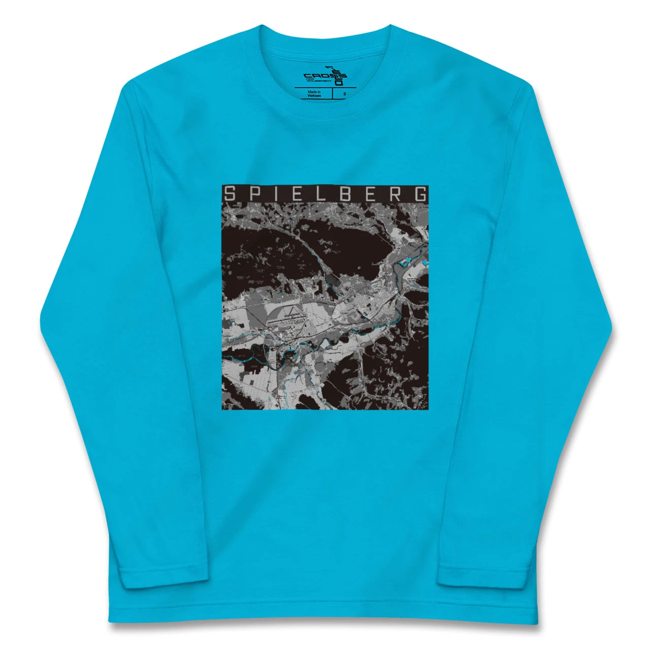 【シュピールベルク(オーストリア)】地図柄ロングスリーブTシャツ