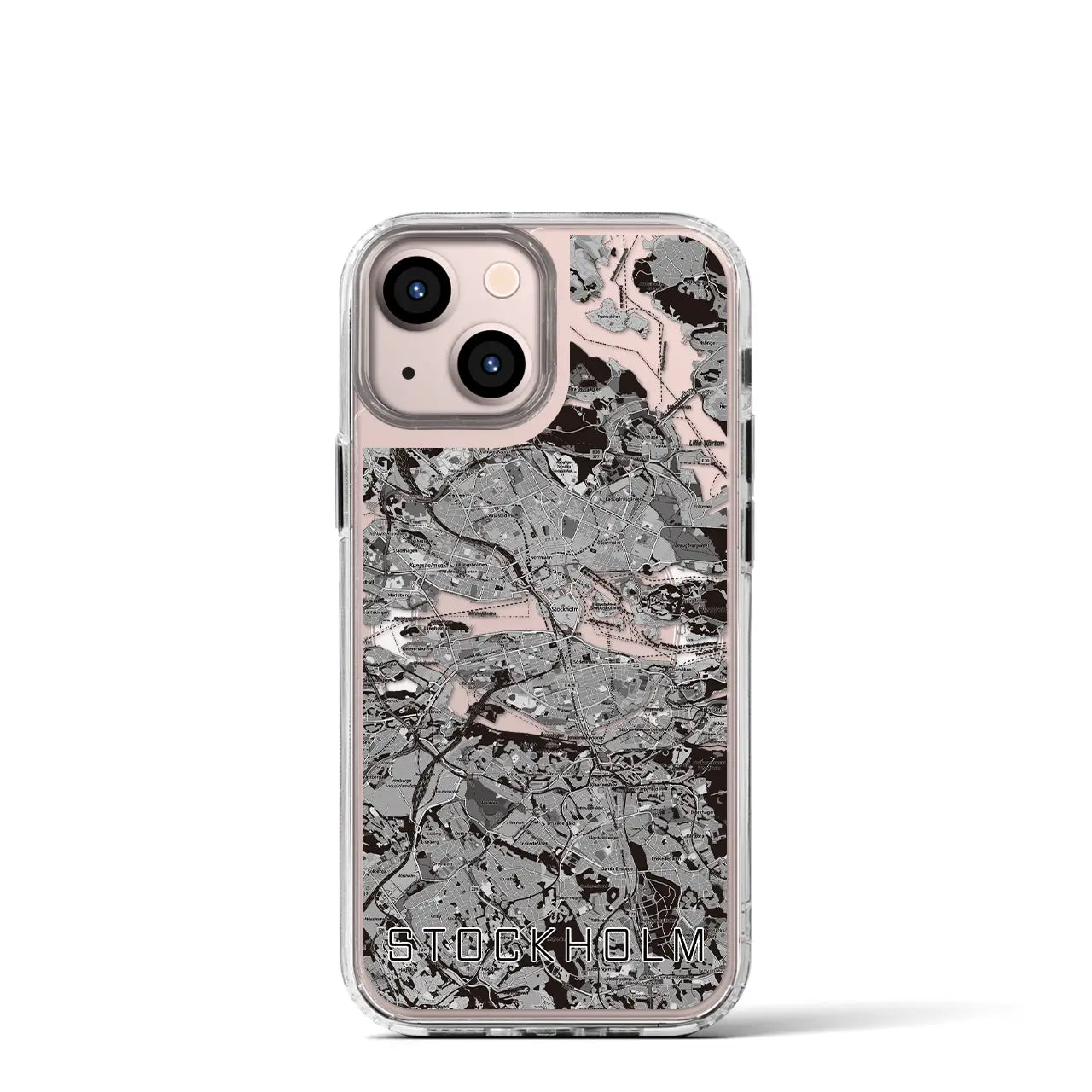 【ストックホルム(スウェーデン)】地図柄iPhoneケース(MagSafeタイプ)