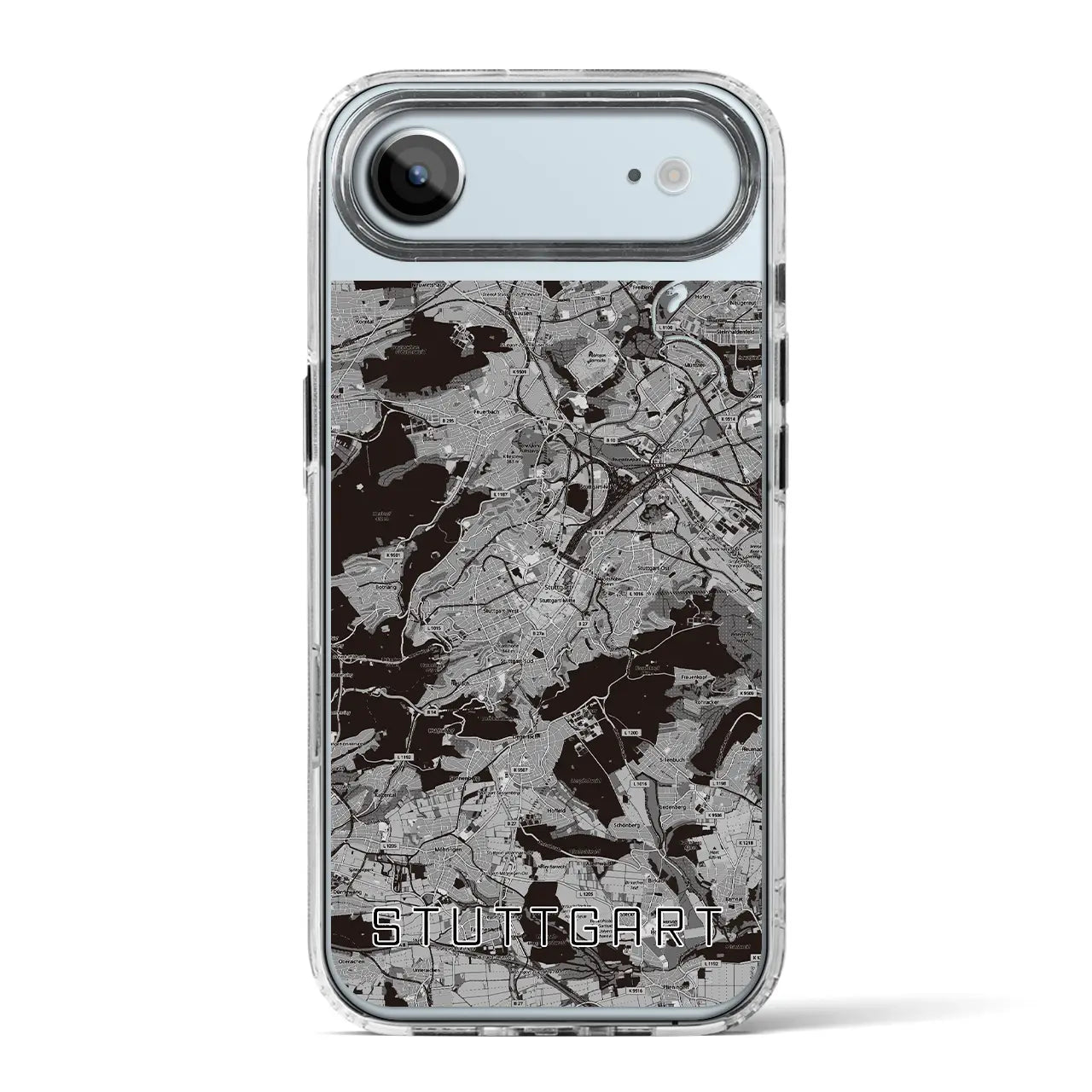 【シュトゥットガルト(ドイツ)】地図柄iPhoneケース(MagSafeタイプ)