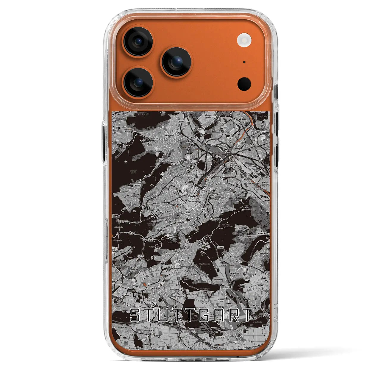 【シュトゥットガルト(ドイツ)】地図柄iPhoneケース(MagSafeタイプ)