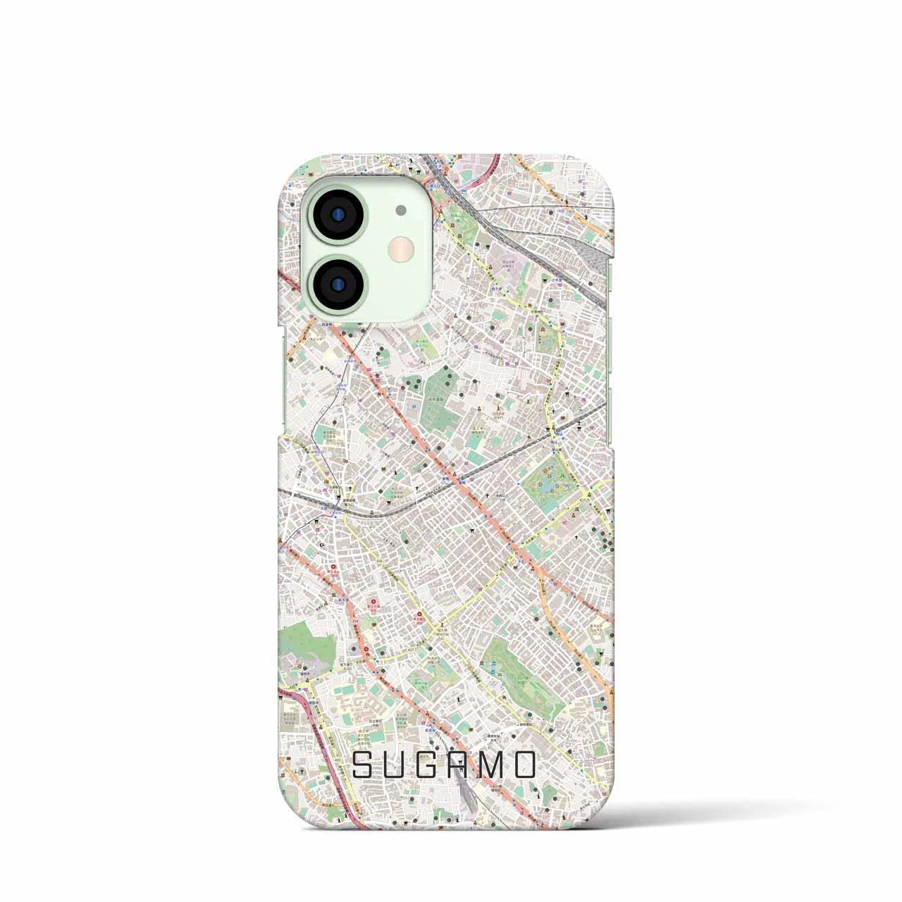 【巣鴨(東京都)】地図柄iPhoneケース(バックカバータイプ)