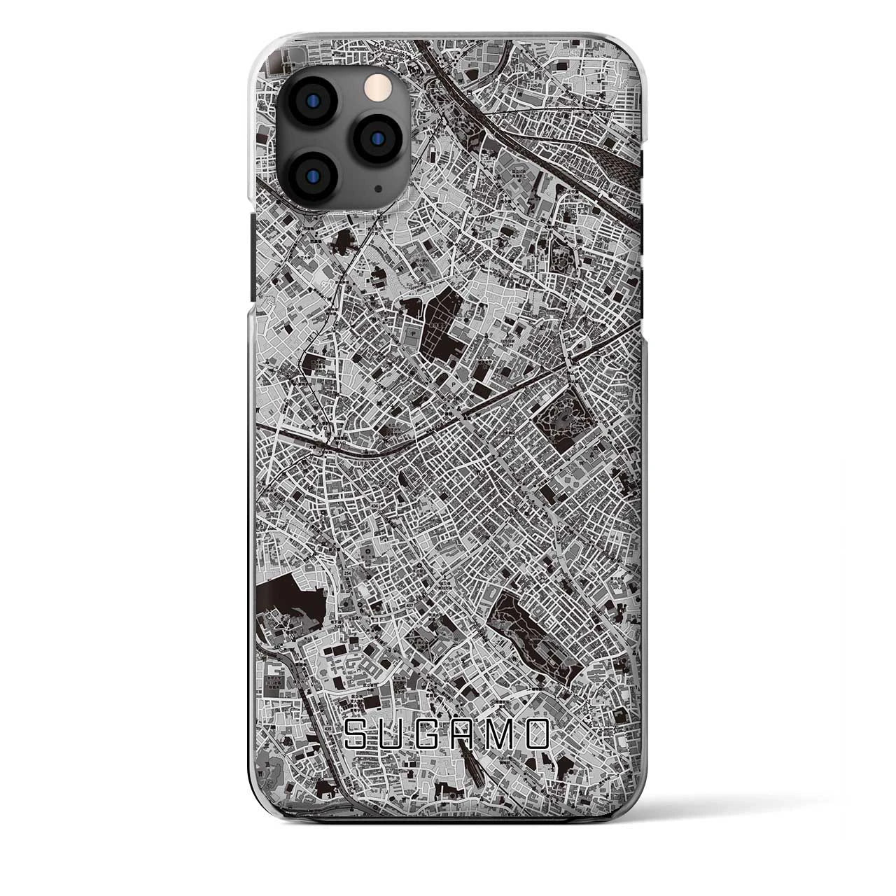 【巣鴨(東京都)】地図柄iPhoneケース(クリアタイプ)