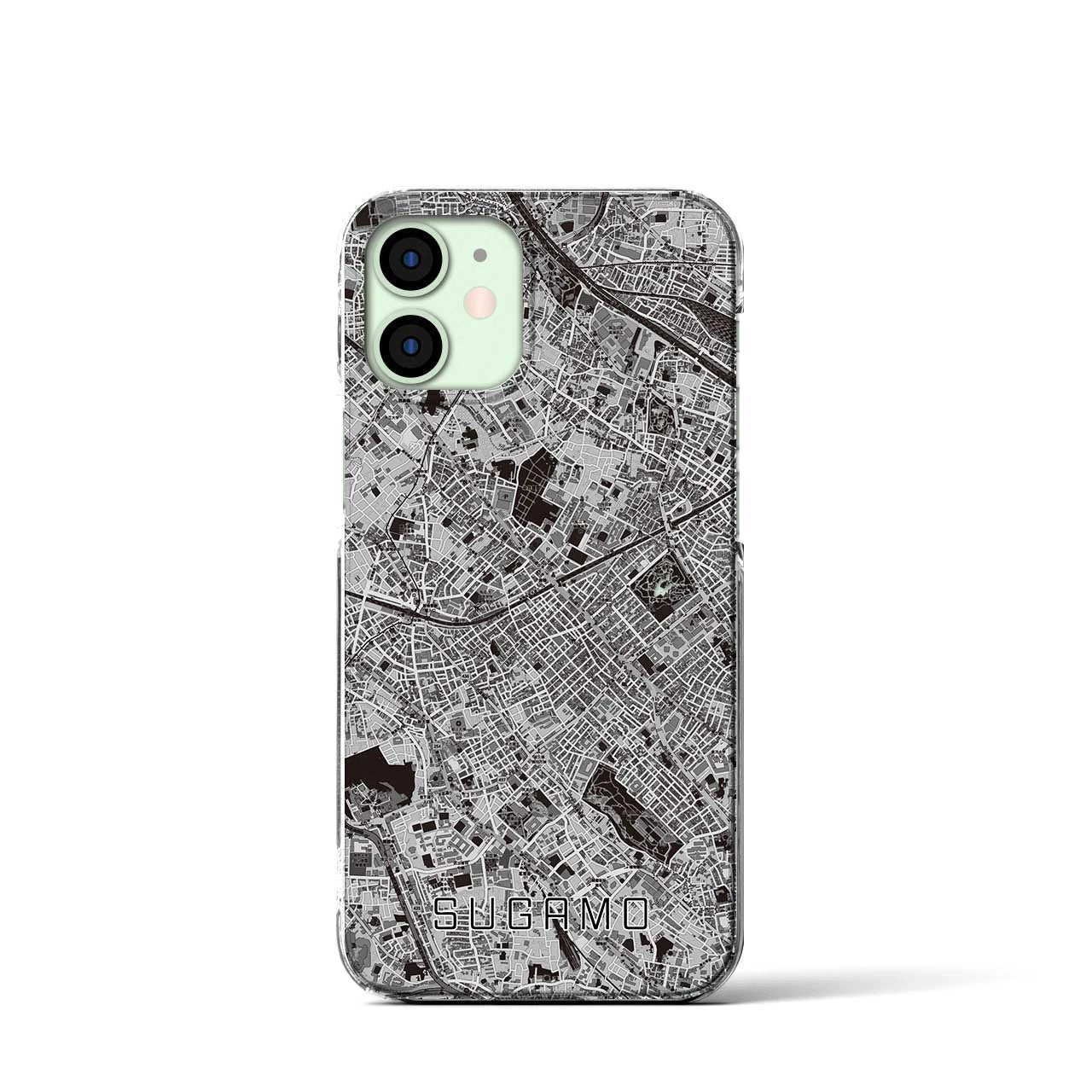 【巣鴨(東京都)】地図柄iPhoneケース(クリアタイプ)