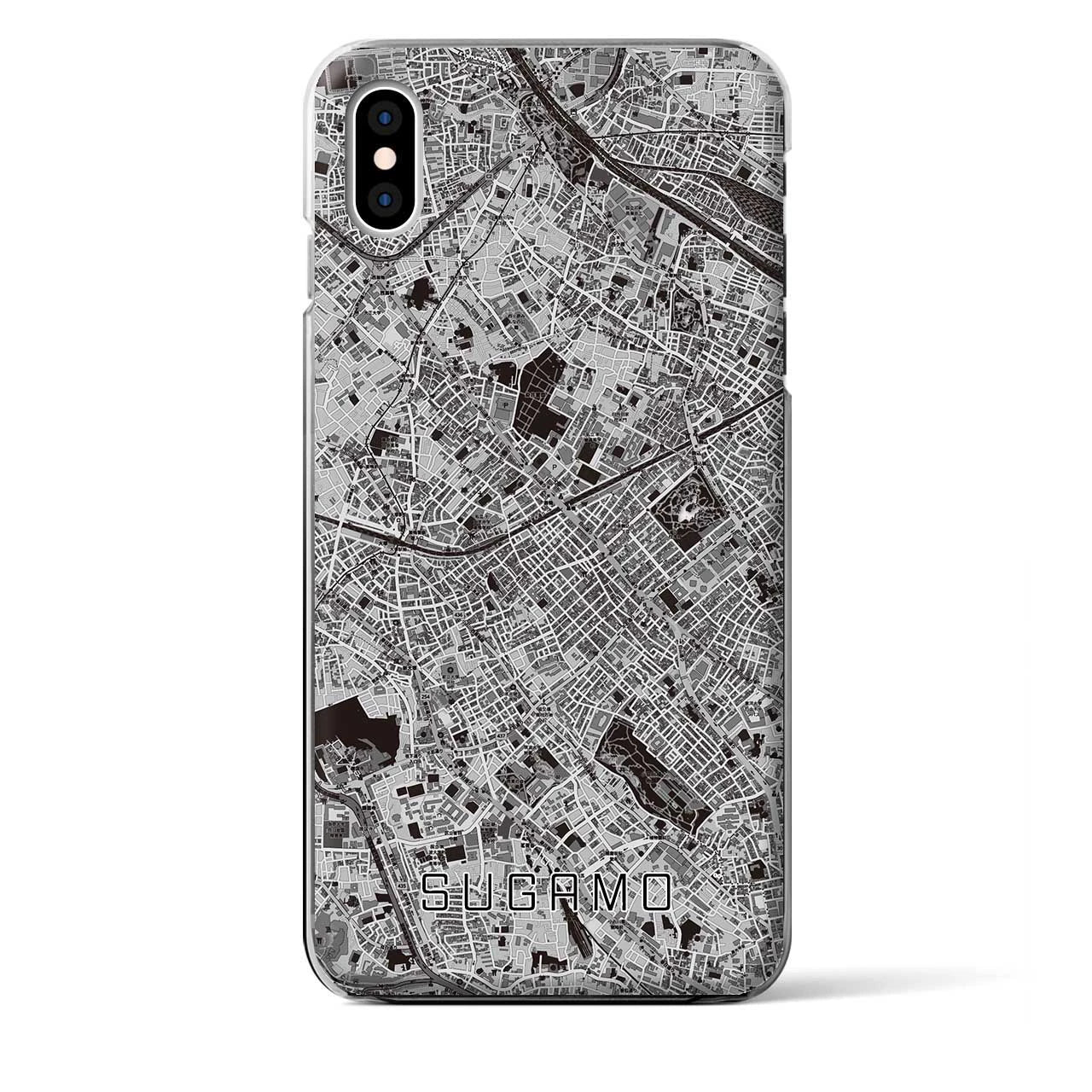 【巣鴨(東京都)】地図柄iPhoneケース(クリアタイプ)